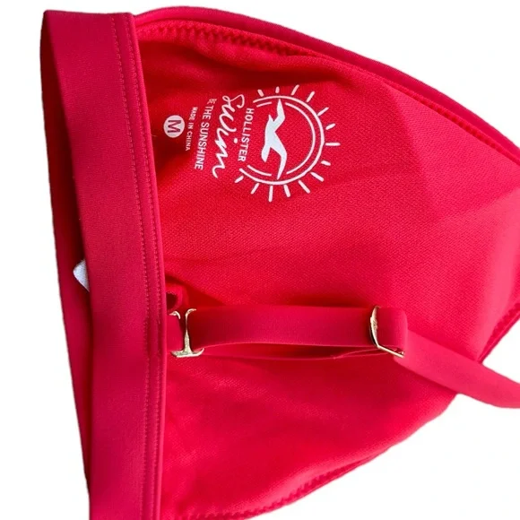 Hollister triangle swimming suit top M - Picture 2 of 3